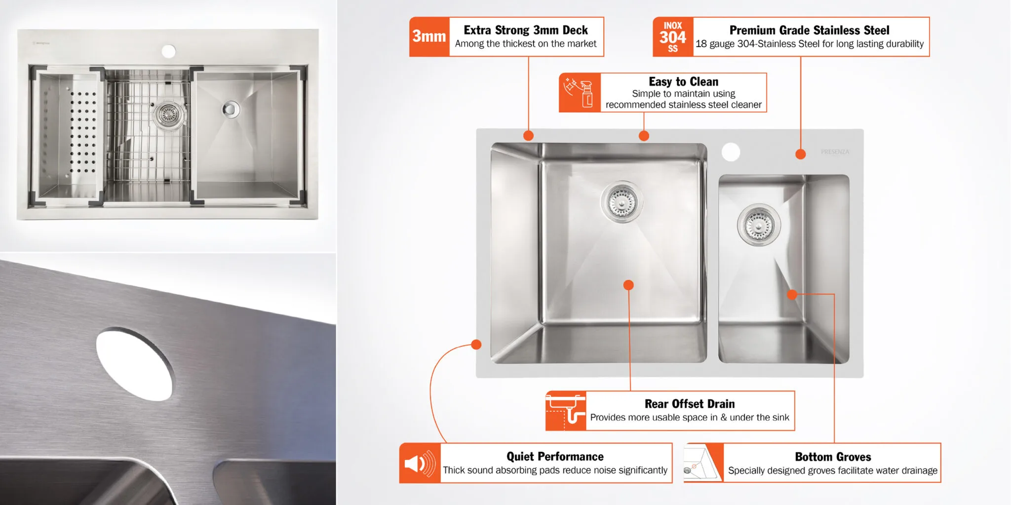 Tom Korzen - Product Design and Development Portfolio - Welded Kitchen Sinks