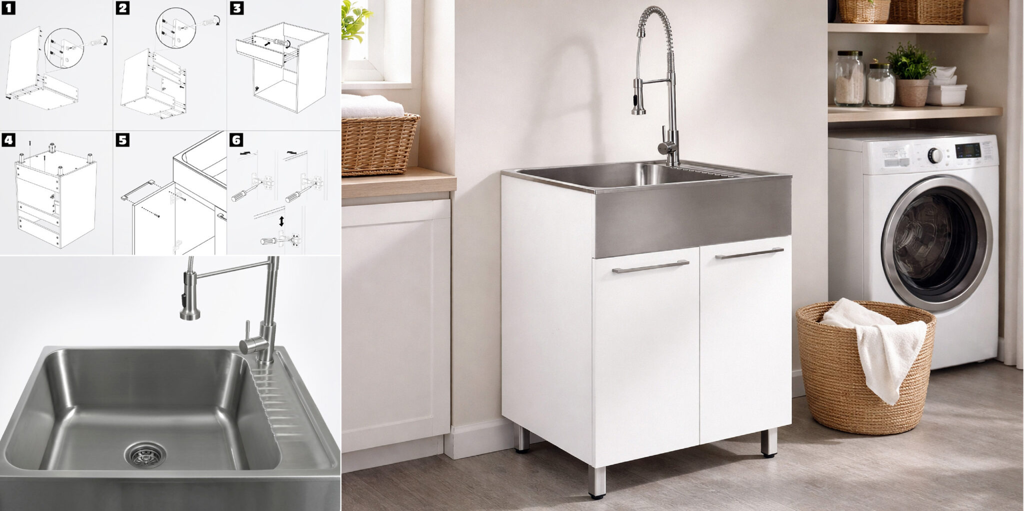 Tom Korzen - Product Design and Development Portfolio - Laundry Sink Station