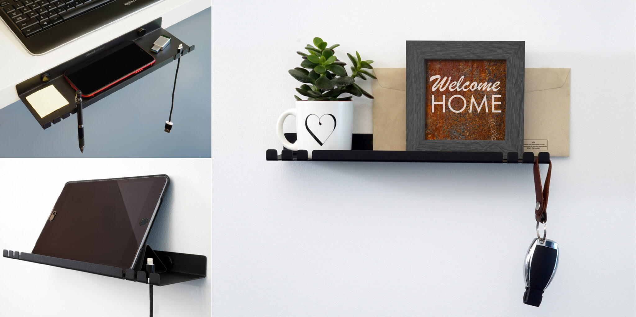 Tom Korzen - Product Design and Development Portfolio - Minimalist Wall Shelf
