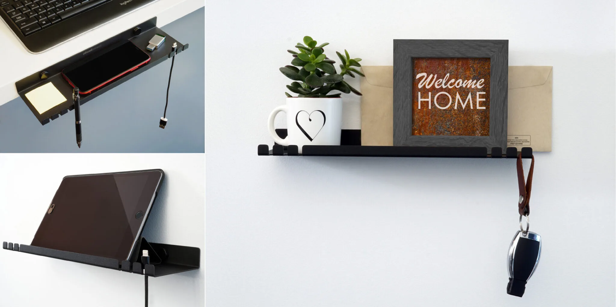 Tom Korzen - Product Design and Development Portfolio - Minimalist Wall Shelf