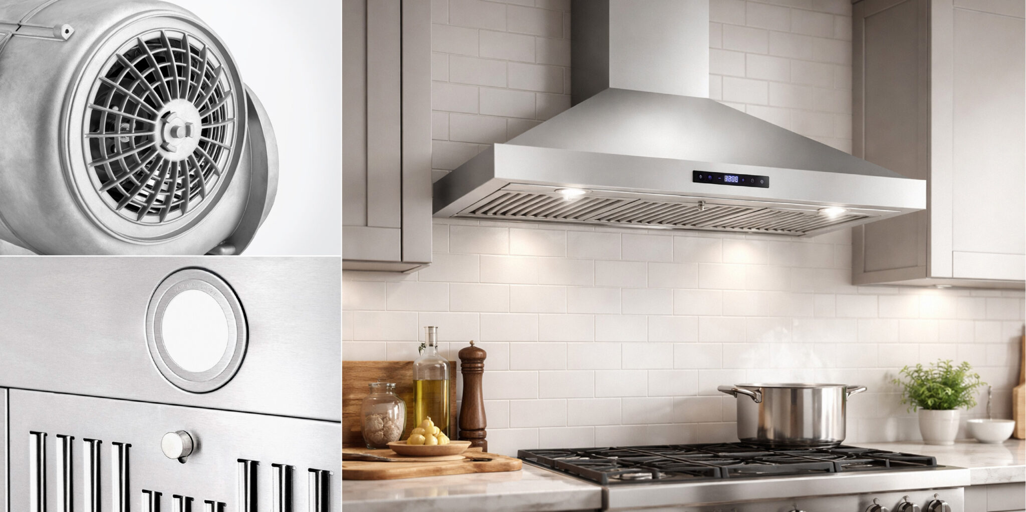 Tom Korzen - Product Design and Development Portfolio - Wall Mounted Range Hood Collection