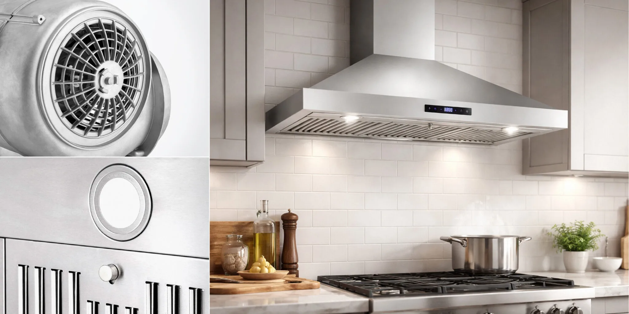 Tom Korzen - Product Design and Development Portfolio - Wall Mounted Range Hood Collection